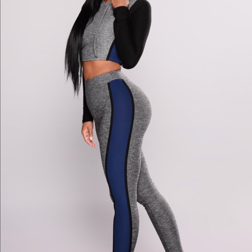 Fashion nova black me out set
